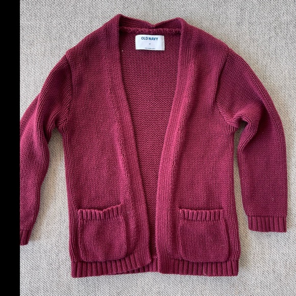 Old Navy Other - Old navy girls maoon 5T cardigan